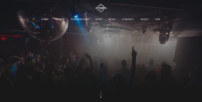 31 Night Club Website Design Examples We Love [+ How To Make Your Own]